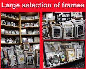 Great selection of frames in the shop!!!