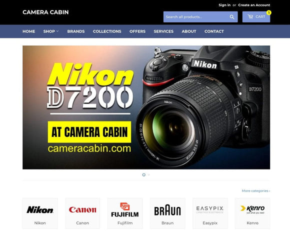 New Camera Cabin Website