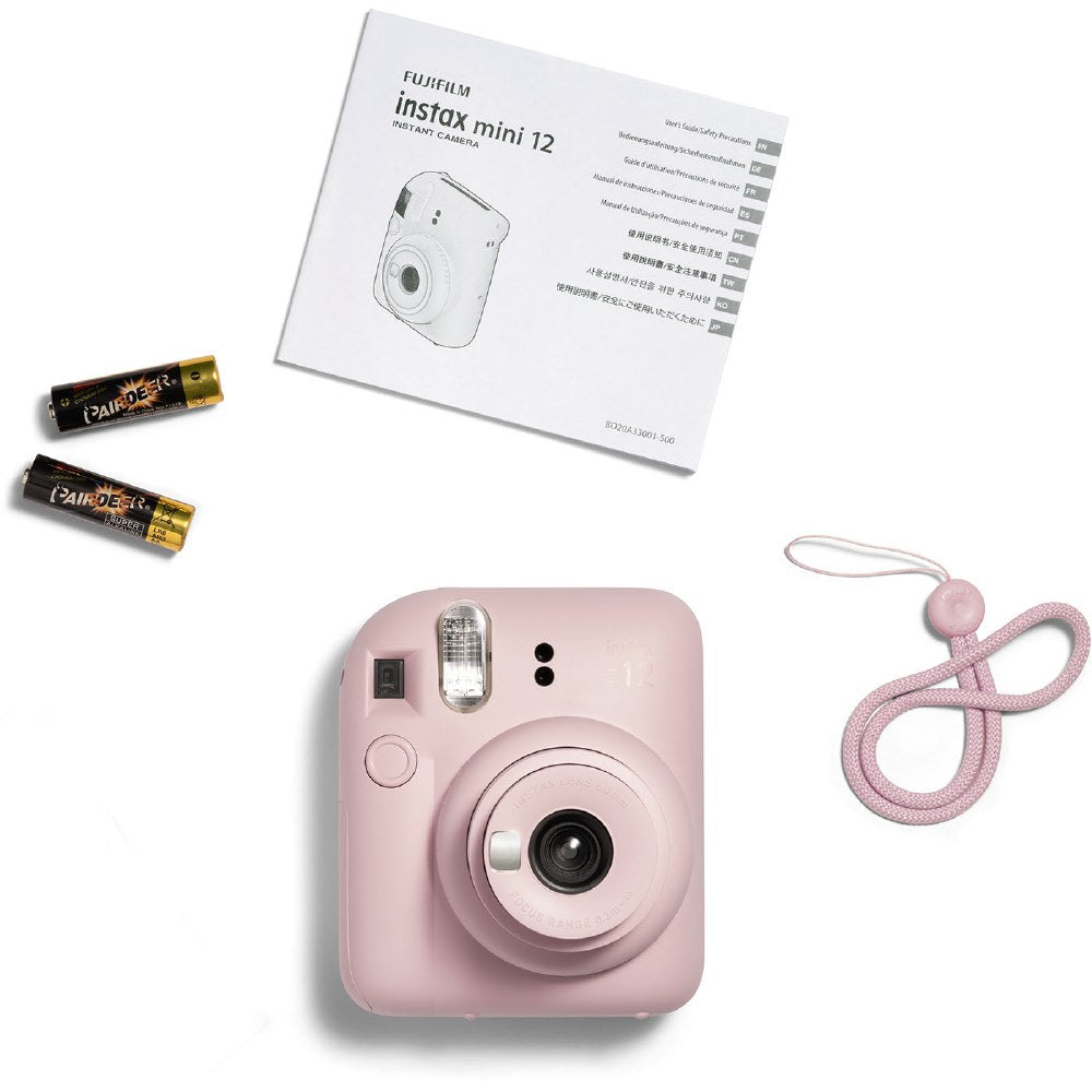 Cámara Fujifilm Instax Mini 12 Blossom Pink + 10 Fotos