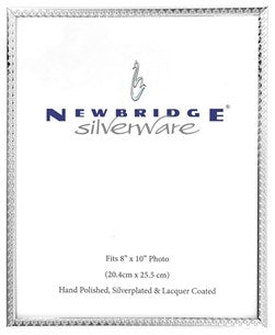 Newbridge 10x8 Decorative Edge Silver frame