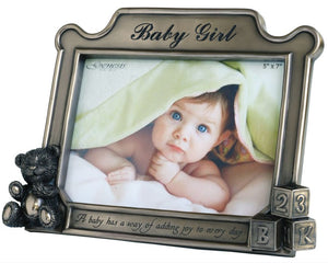 Genesis Baby Girl Photo Frame 5" x 7″