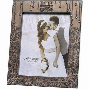 Genesis Wedding Picture Frame 8 x 10" Bronze